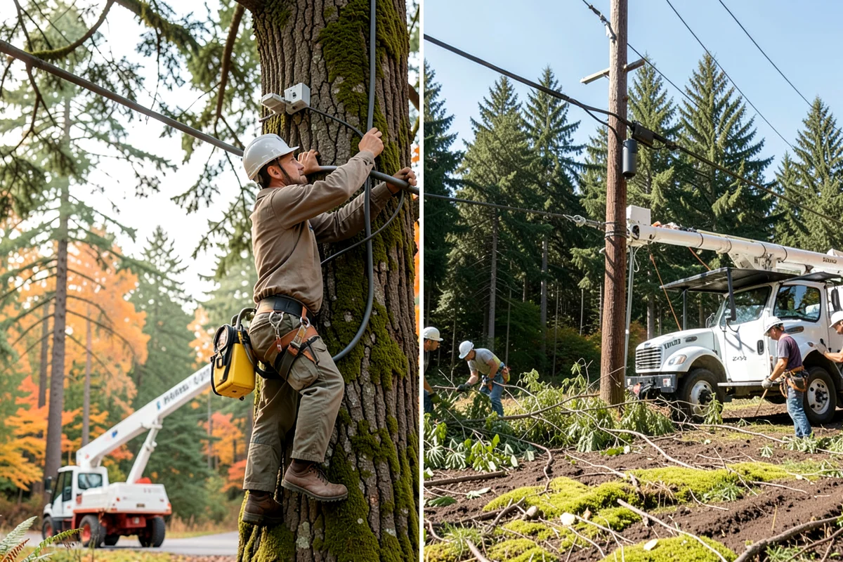 Golf course tree maintenance in Federal Way, King County, WA - Inventory and assess the property's trees
