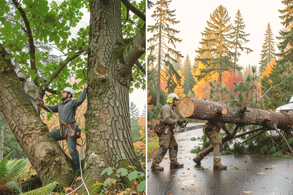 Golf course tree maintenance in Fife, Pierce County, WA - Inventory and assess the property's trees