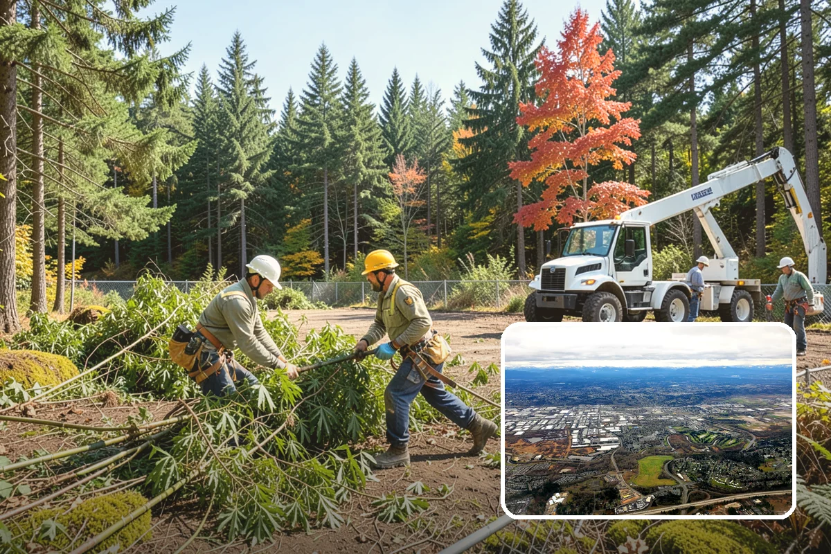 Golf course tree maintenance in Kent, King County, WA - Keeps trees across a property safe and presentable