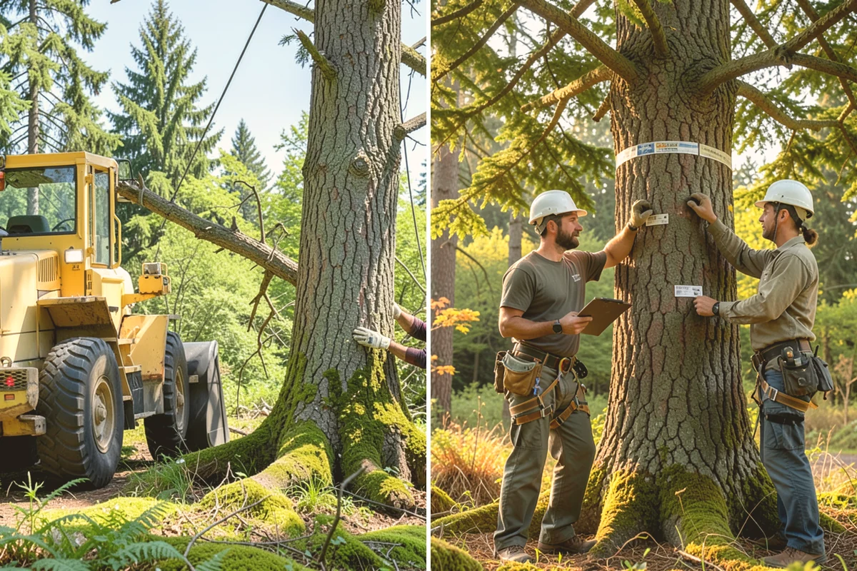 Golf course tree maintenance in Kent, King County, WA - Inventory and assess the property's trees