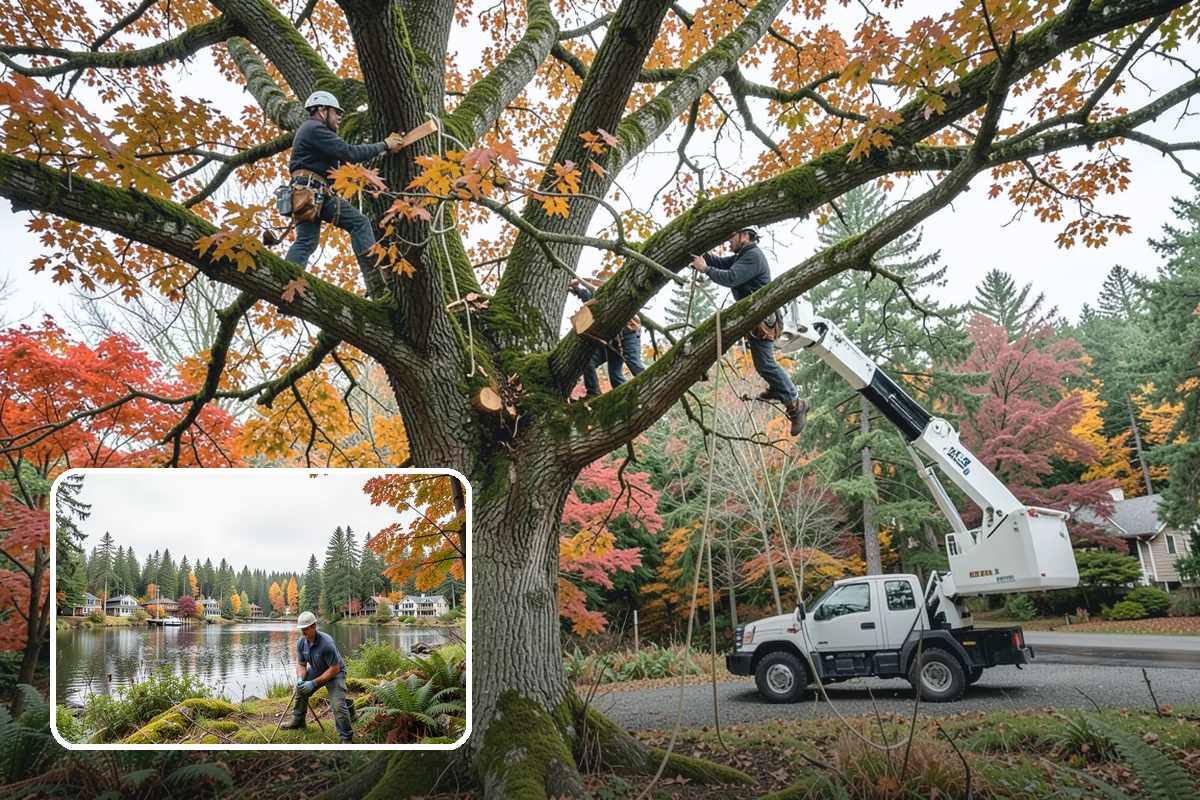 Golf course tree maintenance in La Conner, Skagit County, WA - Keeps trees across a property safe and presentable