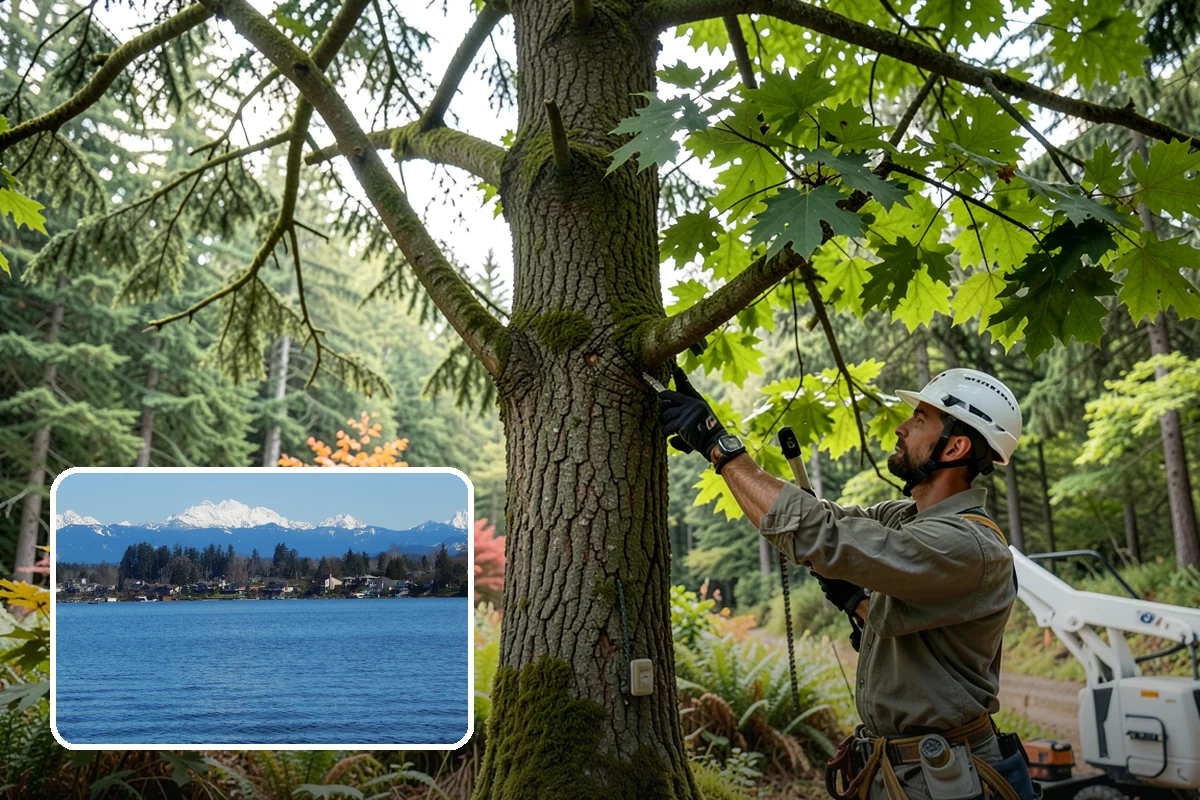 Golf course tree maintenance in Lake Stevens, Snohomish County, WA - Keeps trees across a property safe and presentable