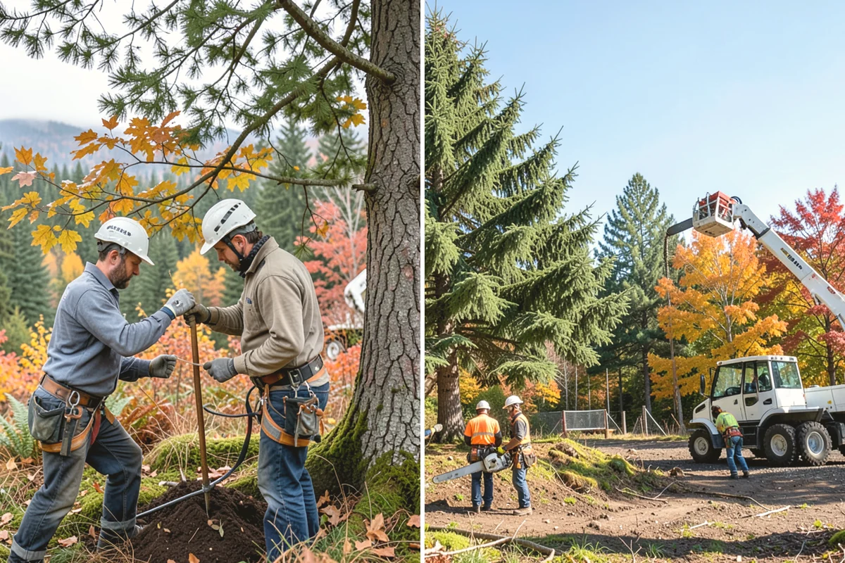Golf course tree maintenance in Lake Stevens, Snohomish County, WA - Inventory and assess the property's trees