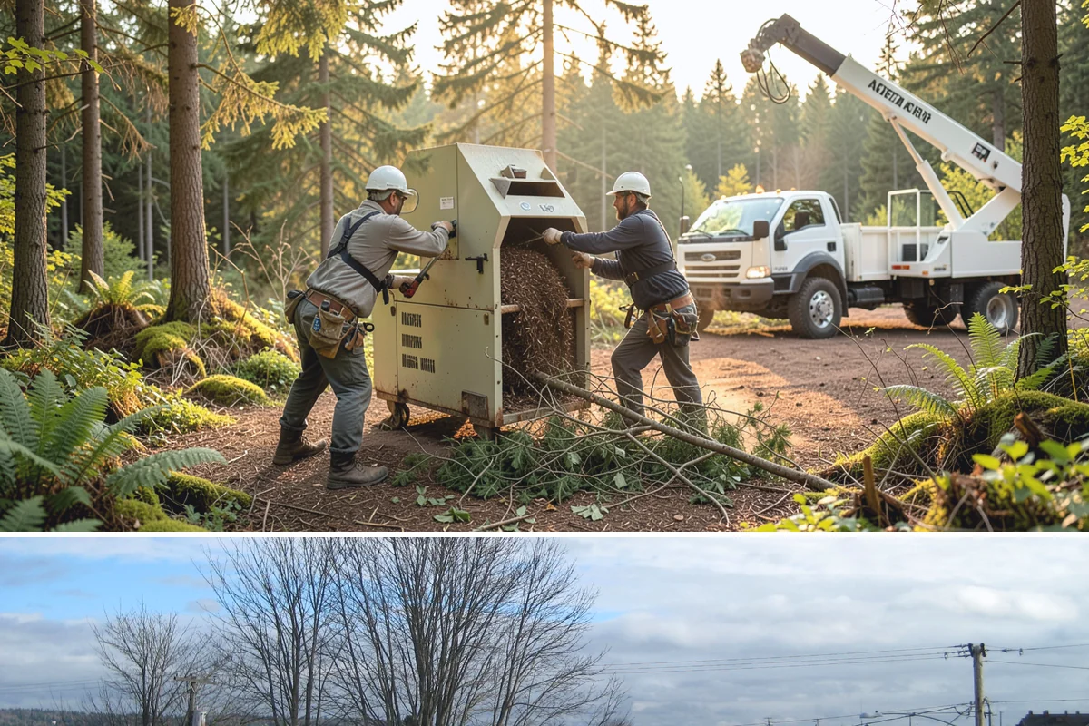 Golf course tree maintenance in Langley, Island County, WA - Work is performed year-round to maintain playability and safety but may be scheduled around peak golfing seasons or adjusted...
