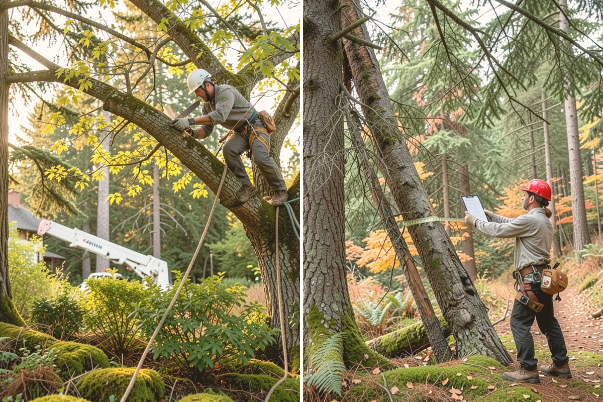 Golf course tree maintenance in Lynnwood, Snohomish County, WA - Inventory and assess the property's trees