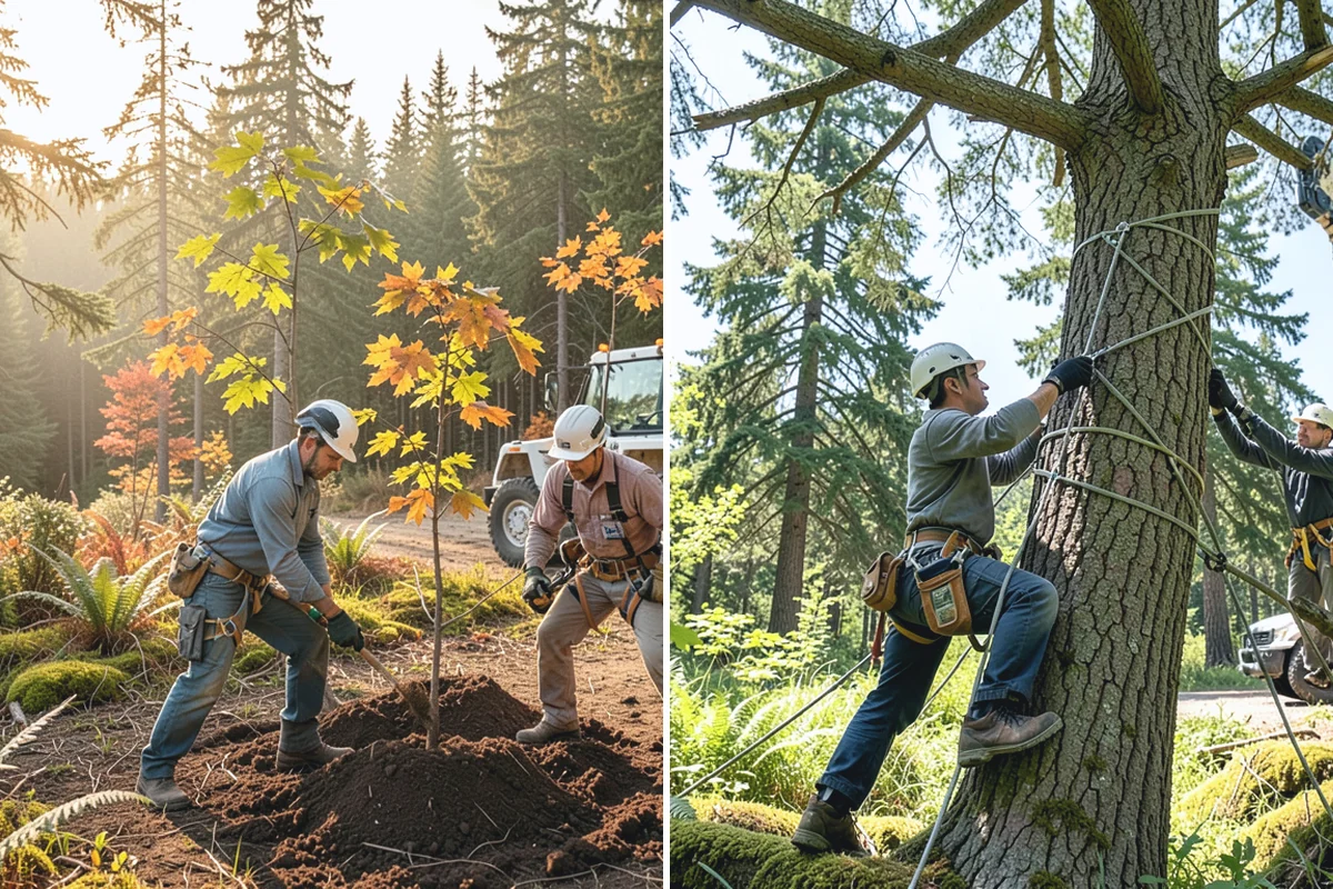 Golf course tree maintenance in Marysville, Snohomish County, WA - Inventory and assess the property's trees