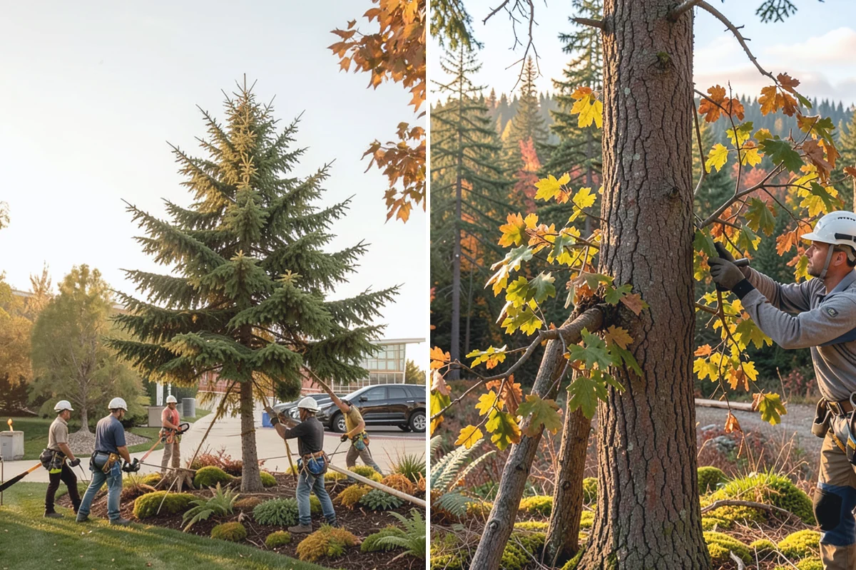Golf course tree maintenance in Medina, King County, WA - Inventory and assess the property's trees