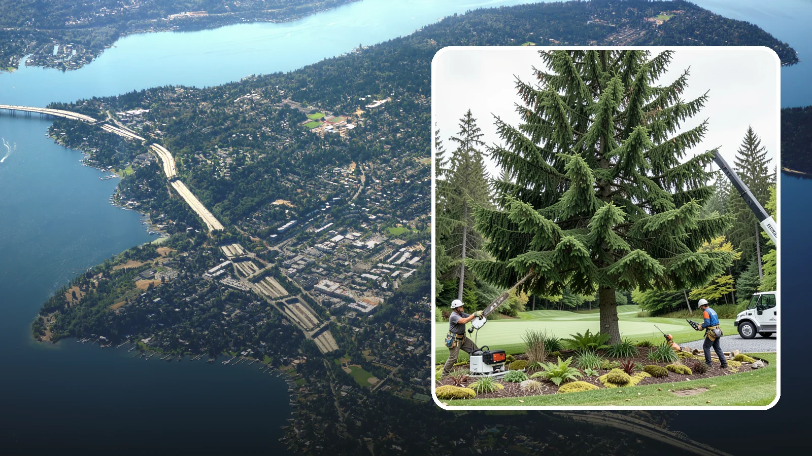 Golf course tree maintenance in Mercer Island, King County, WA - Specialized tree care for golf courses.