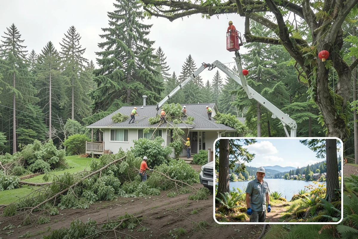 Golf course tree maintenance in Milton, King County, WA - Keeps trees across a property safe and presentable
