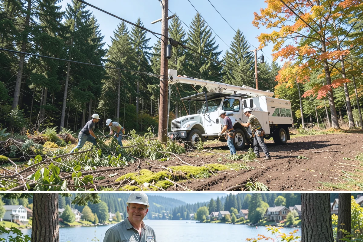 Golf course tree maintenance in Milton, King County, WA - Work is performed year-round to maintain playability and safety but may be scheduled around peak golfing seasons or adjusted...