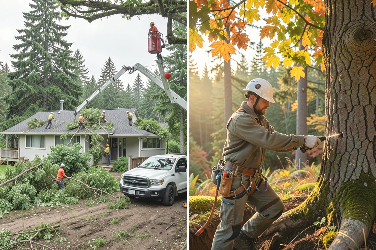 Golf course tree maintenance in Monroe, Snohomish County, WA - Inventory and assess the property's trees