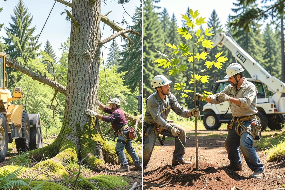 Golf course tree maintenance in Mountlake Terrace, Snohomish County, WA - Inventory and assess the property's trees