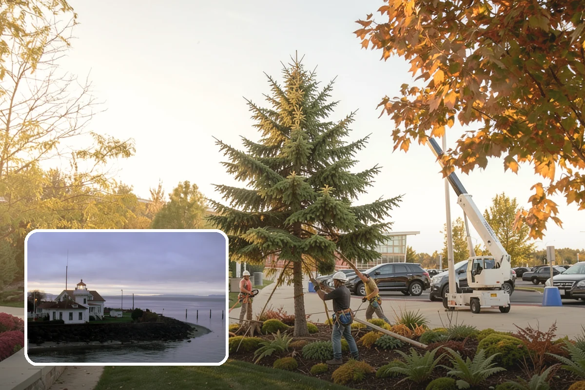 Golf course tree maintenance in Mukilteo, Snohomish County, WA - Keeps trees across a property safe and presentable