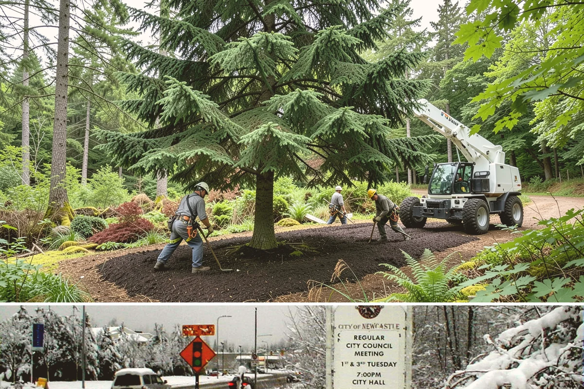 Golf course tree maintenance in Newcastle, King County, WA - Work is performed year-round to maintain playability and safety but may be scheduled around peak golfing seasons or adjusted...
