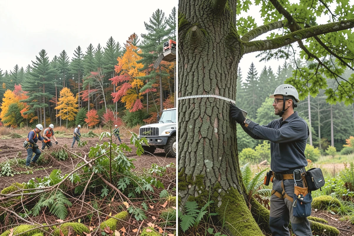 Golf course tree maintenance in Oak Harbor, Island County, WA - Inventory and assess the property's trees