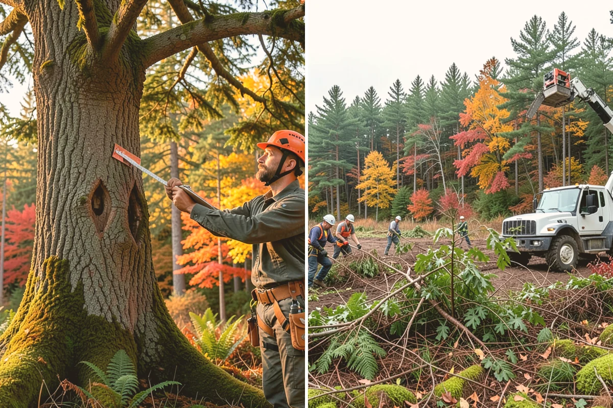 Golf course tree maintenance in Orting, Pierce County, WA - Inventory and assess the property's trees