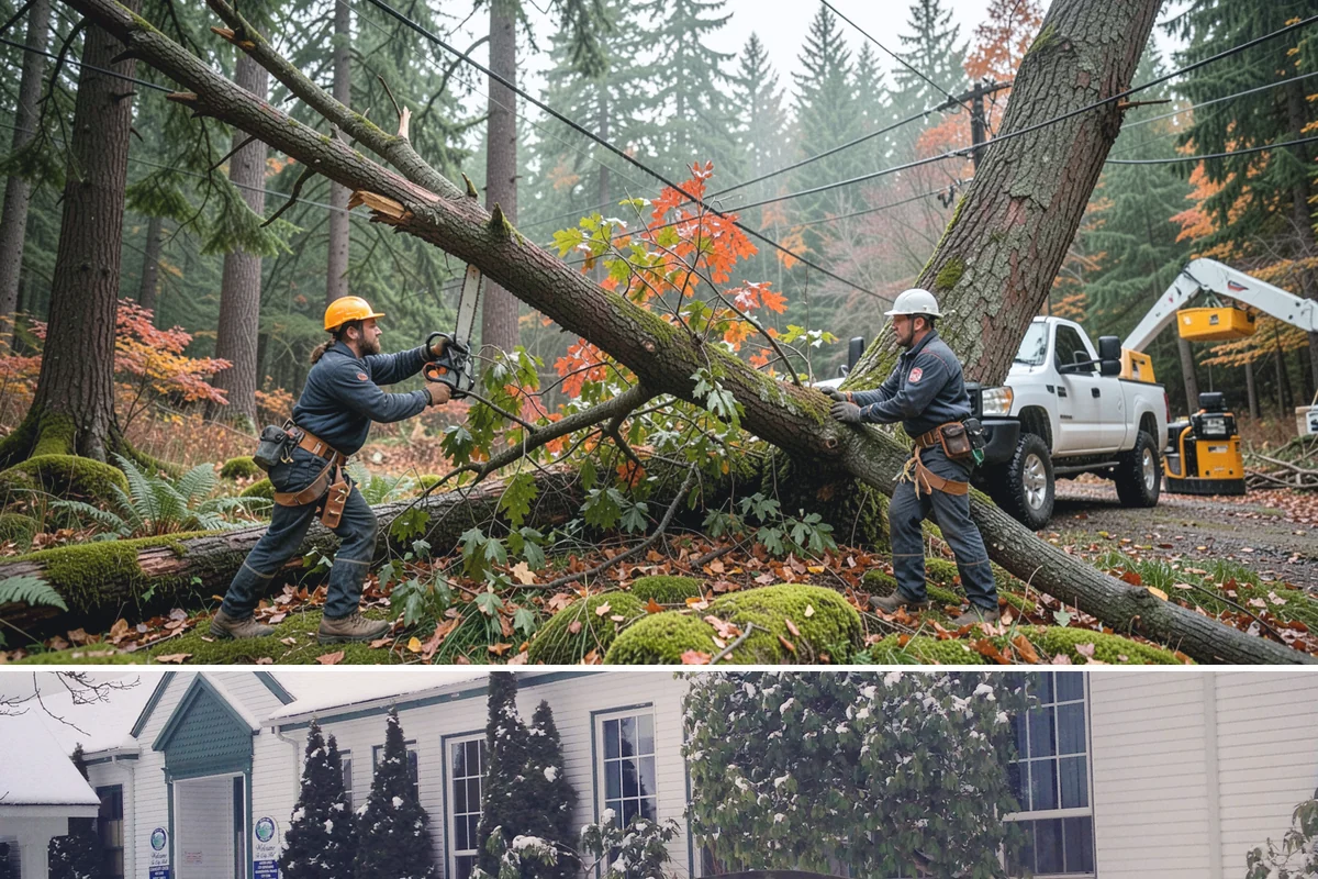 Golf course tree maintenance in Pacific, King County, WA - Work is performed year-round to maintain playability and safety but may be scheduled around peak golfing seasons or adjusted...