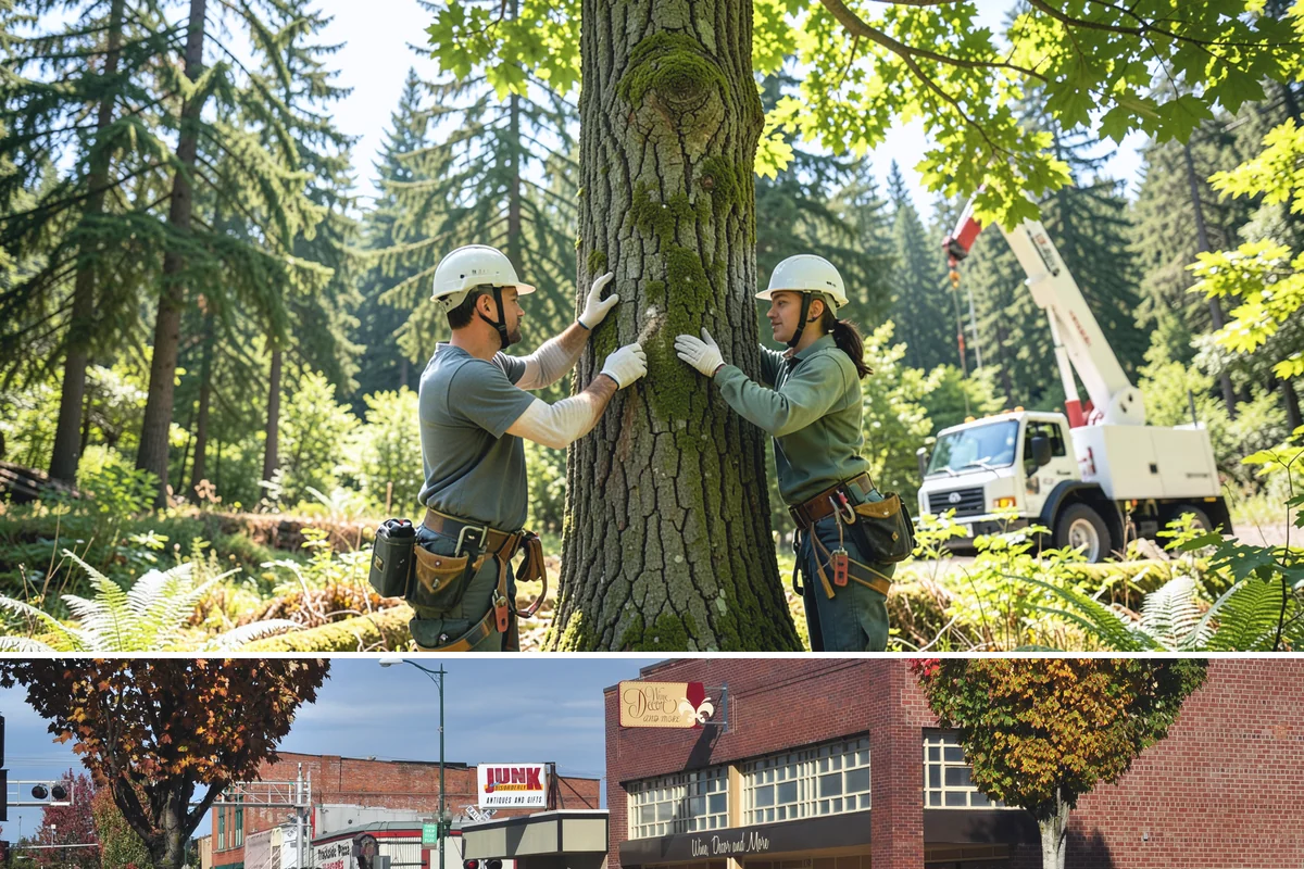 Golf course tree maintenance in Puyallup, Pierce County, WA - Work is performed year-round to maintain playability and safety but may be scheduled around peak golfing seasons or adjusted...