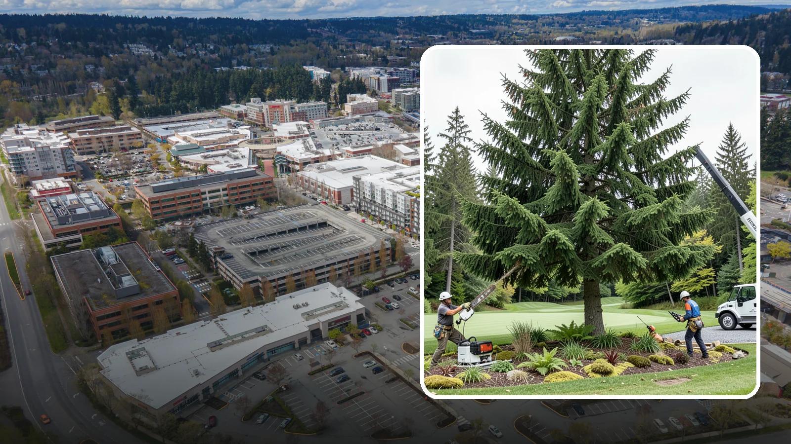 Golf course tree maintenance in Redmond, King County, WA - Specialized tree care for golf courses.