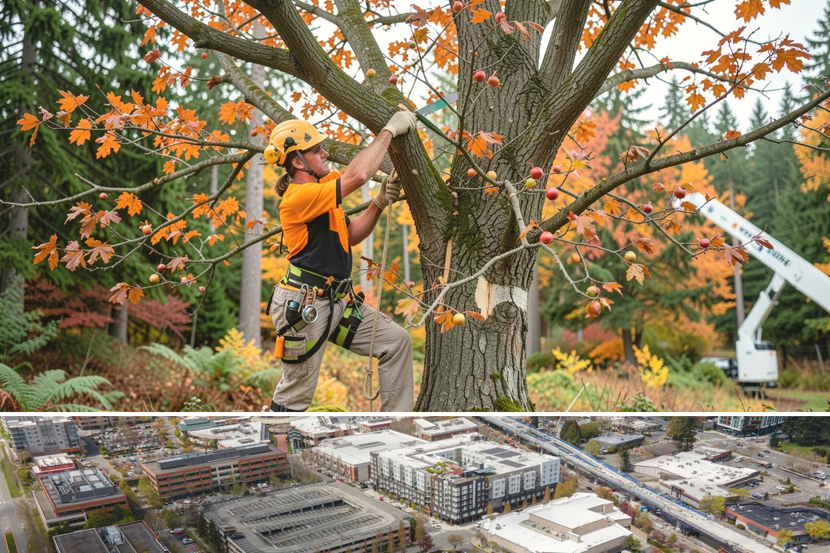 Golf course tree maintenance in Redmond, King County, WA - Work is performed year-round to maintain playability and safety but may be scheduled around peak golfing seasons or adjusted...