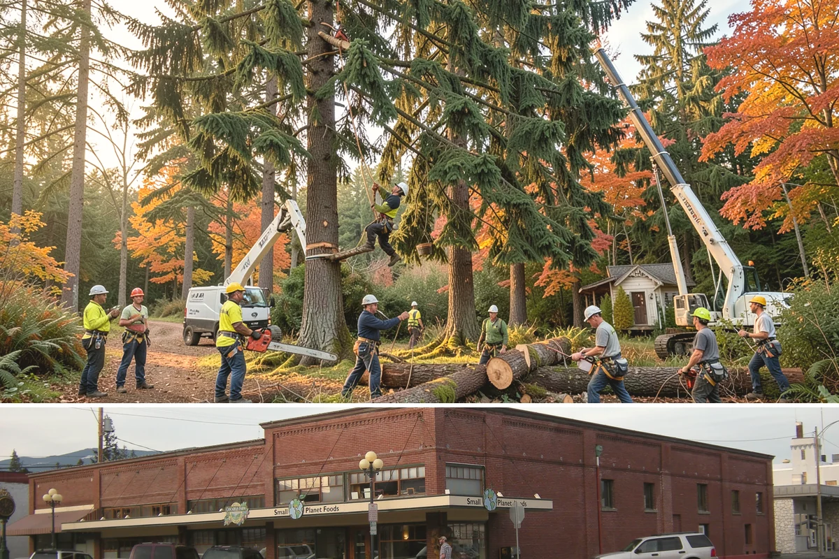Golf course tree maintenance in Sedro-Woolley, Skagit County, WA - Work is performed year-round to maintain playability and safety but may be scheduled around peak golfing seasons or adjusted...