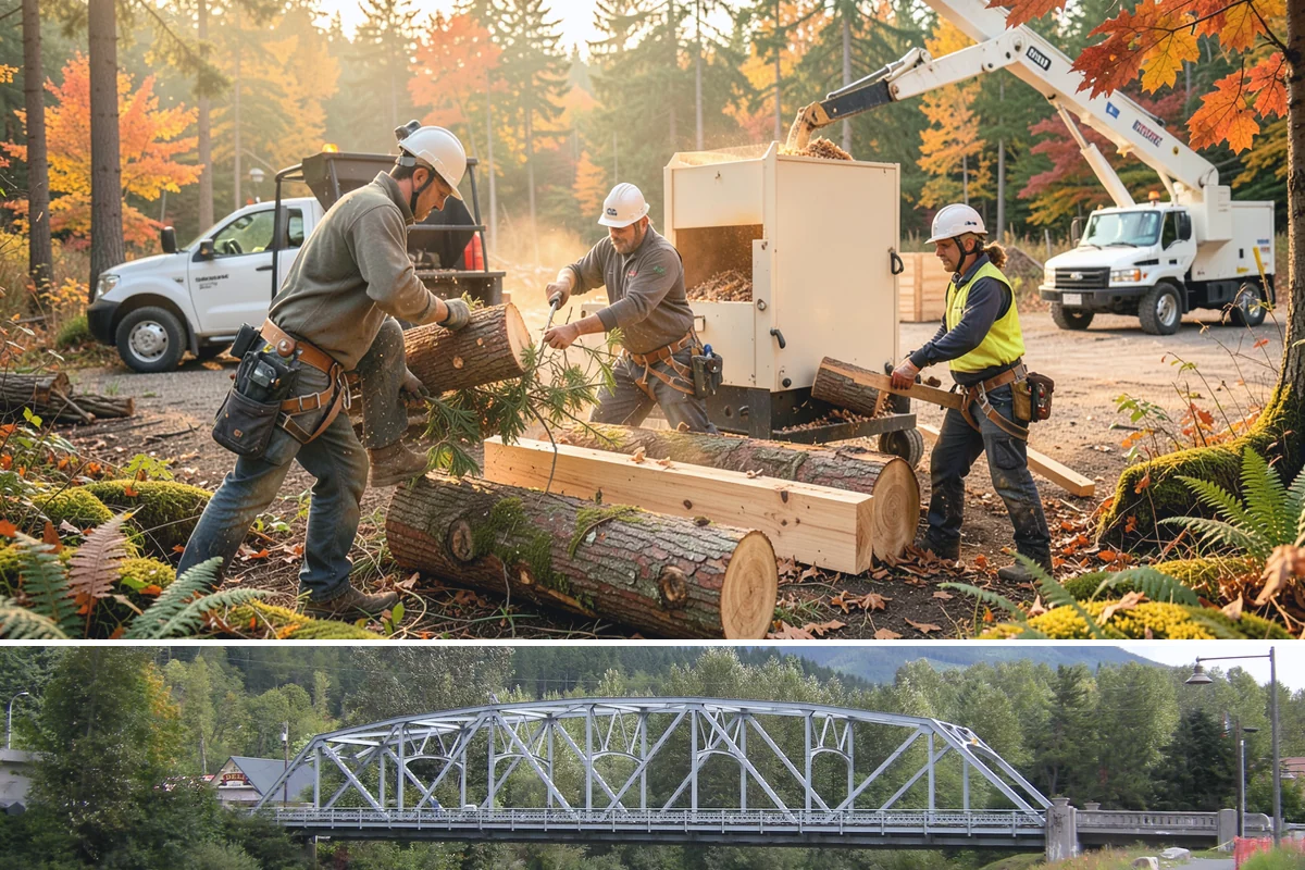 Golf course tree maintenance in Skykomish, King County, WA - Work is performed year-round to maintain playability and safety but may be scheduled around peak golfing seasons or adjusted...