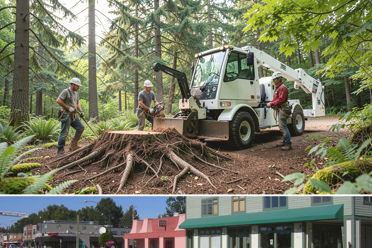 Golf course tree maintenance in Snoqualmie, King County, WA - Work is performed year-round to maintain playability and safety but may be scheduled around peak golfing seasons or adjusted...