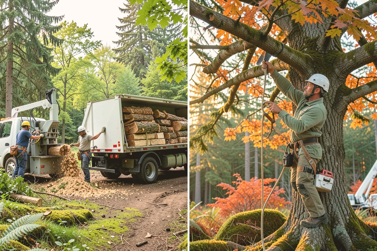 Golf course tree maintenance in Stanwood, Snohomish County, WA - Inventory and assess the property's trees