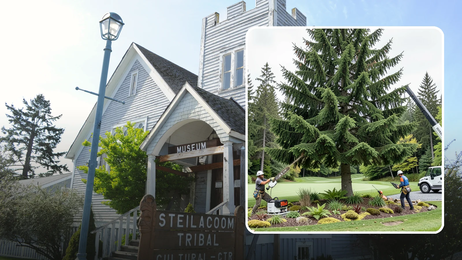 Golf course tree maintenance in Steilacoom, Pierce County, WA - Specialized tree care for golf courses.