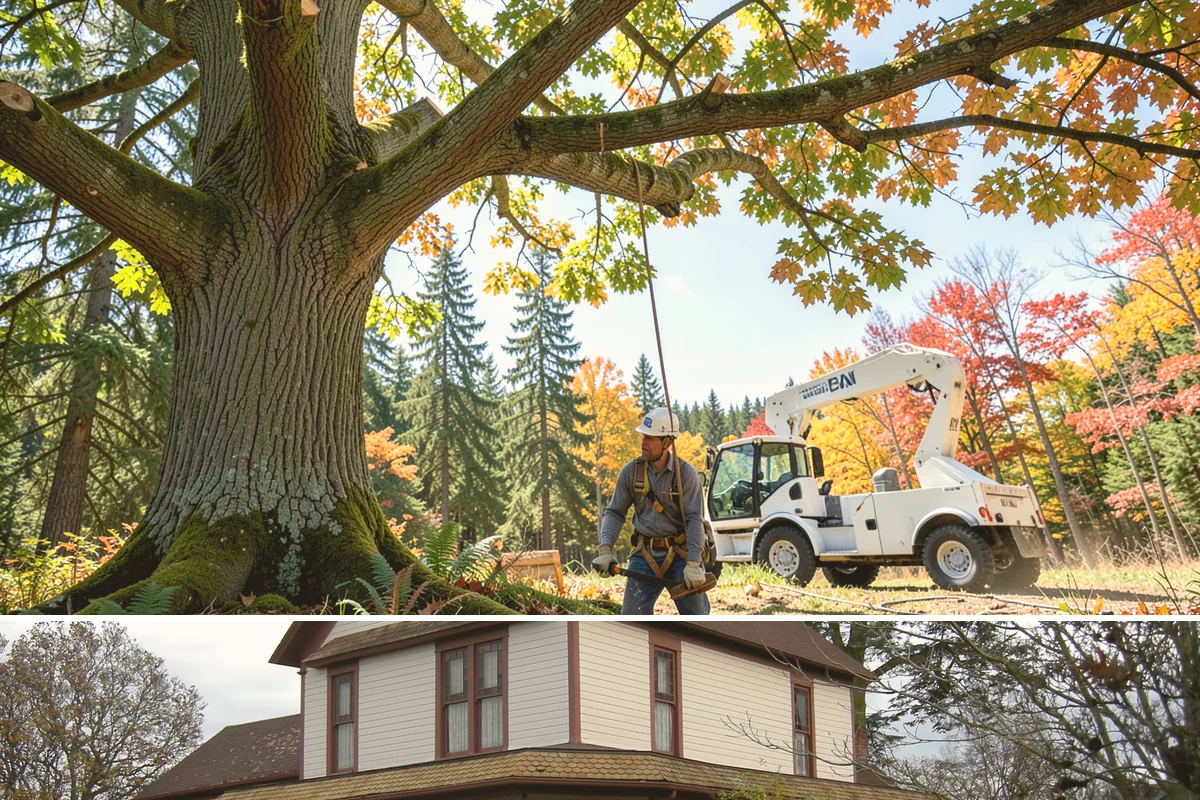 Golf course tree maintenance in Sumner, Pierce County, WA - Work is performed year-round to maintain playability and safety but may be scheduled around peak golfing seasons or adjusted...