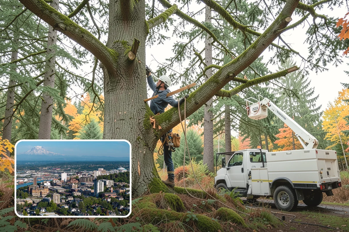 Golf course tree maintenance in Tacoma, Pierce County, WA - Keeps trees across a property safe and presentable