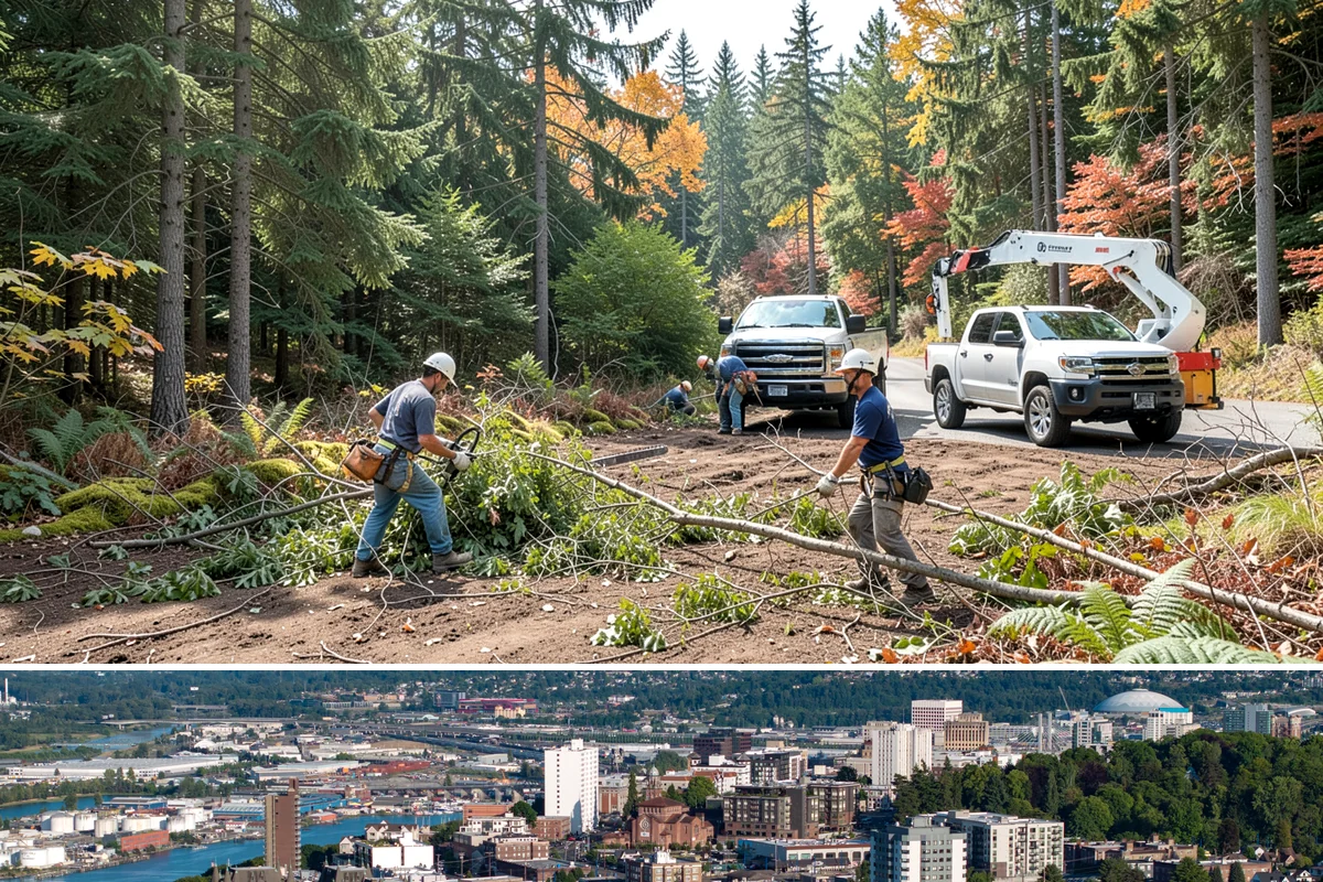 Golf course tree maintenance in Tacoma, Pierce County, WA - Work is performed year-round to maintain playability and safety but may be scheduled around peak golfing seasons or adjusted...