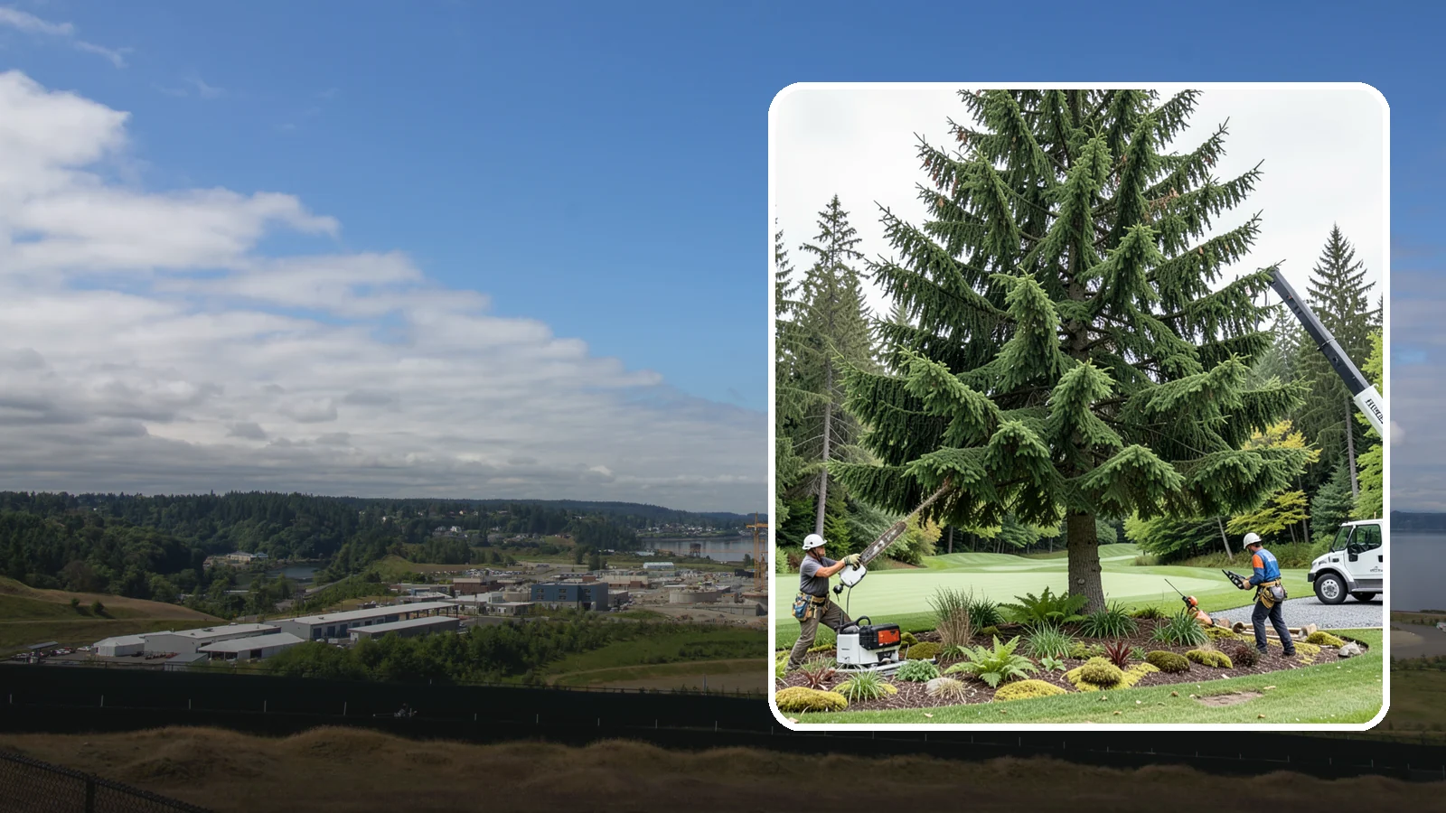 Golf course tree maintenance in University Place, Pierce County, WA - Specialized tree care for golf courses.