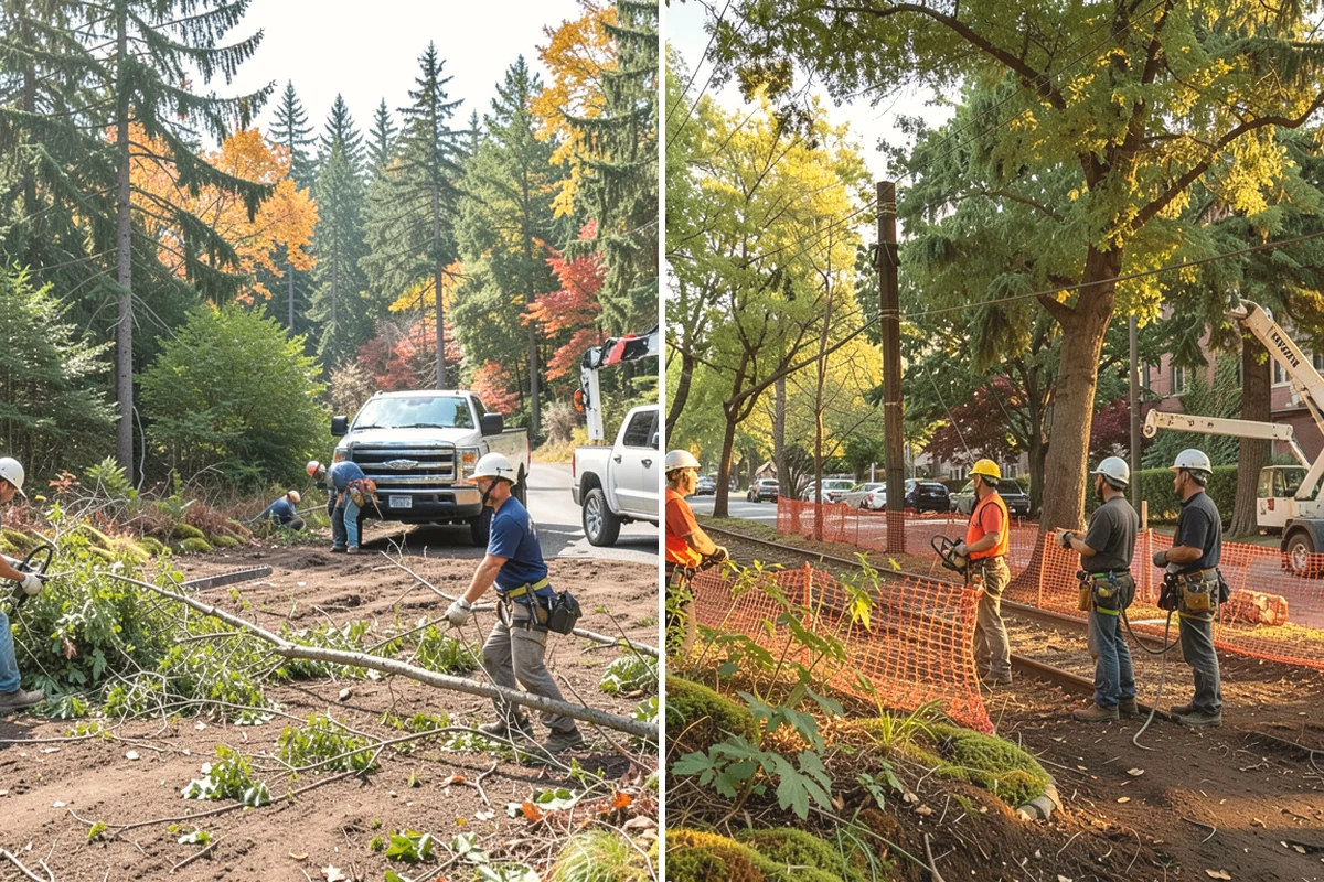 Golf course tree maintenance in University Place, Pierce County, WA - Inventory and assess the property's trees