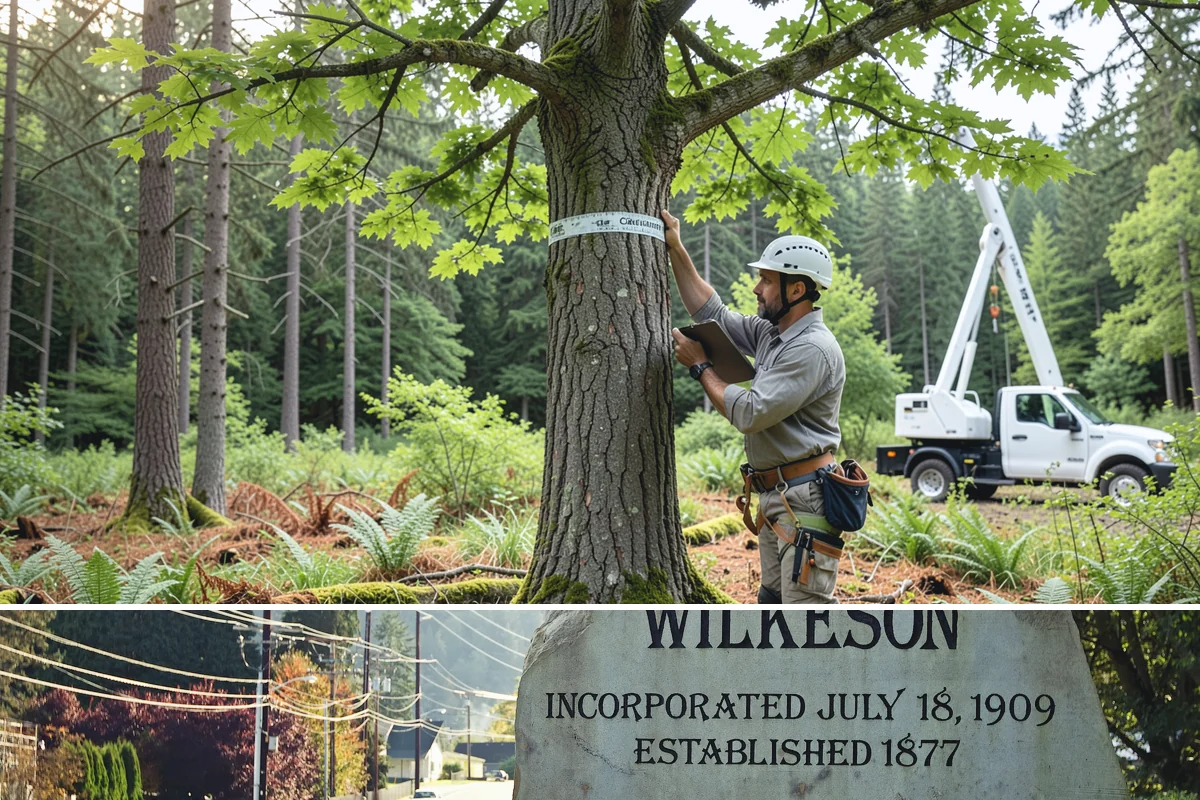 Golf course tree maintenance in Wilkeson, Pierce County, WA - Work is performed year-round to maintain playability and safety but may be scheduled around peak golfing seasons or adjusted...