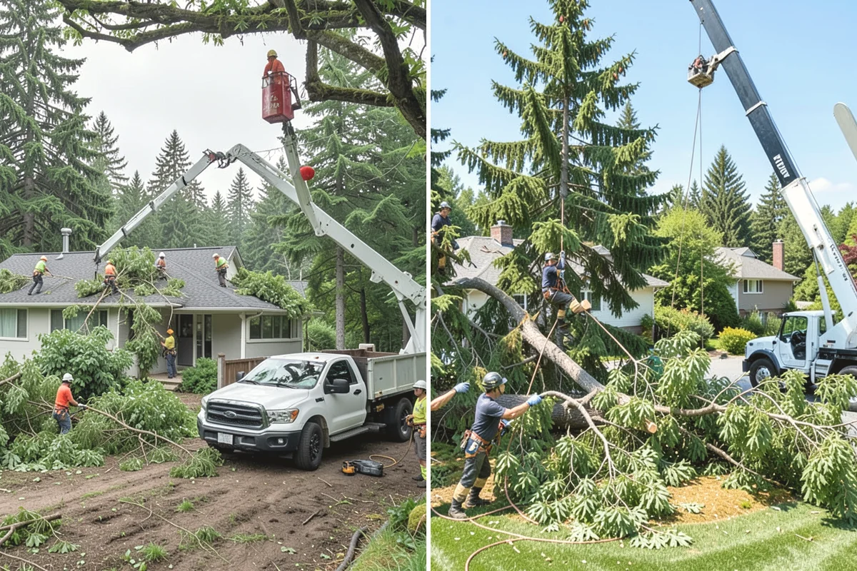Golf course tree maintenance in Yarrow Point, King County, WA - Inventory and assess the property's trees