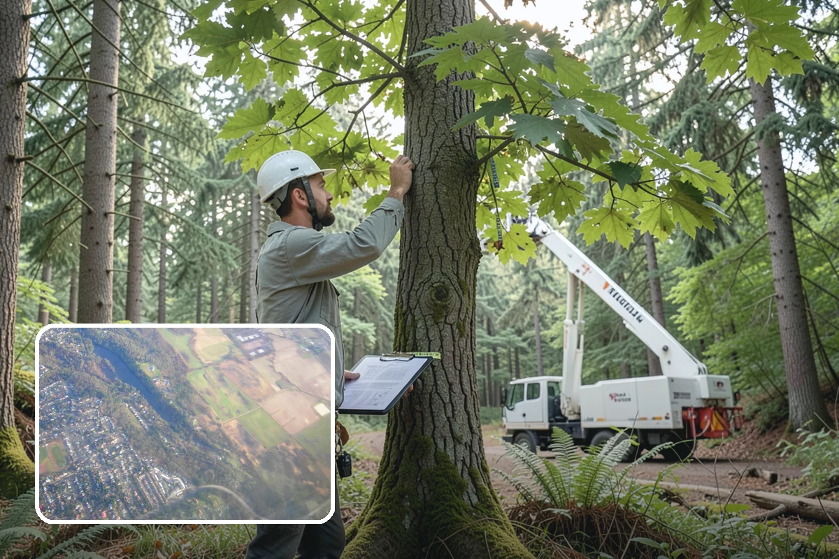 GPS tree inventory in Algona, King County, WA - Provides expert, objective guidance