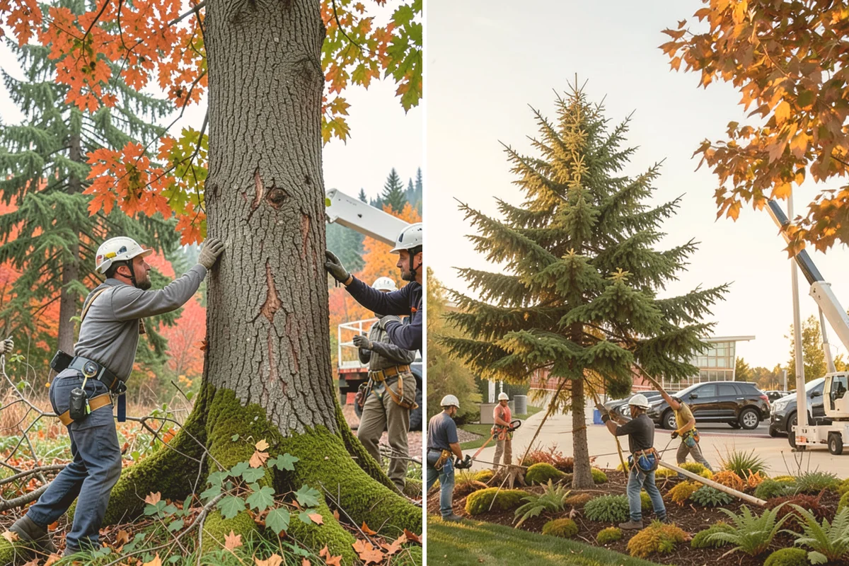 GPS tree inventory in Algona, King County, WA - Gather site and tree information