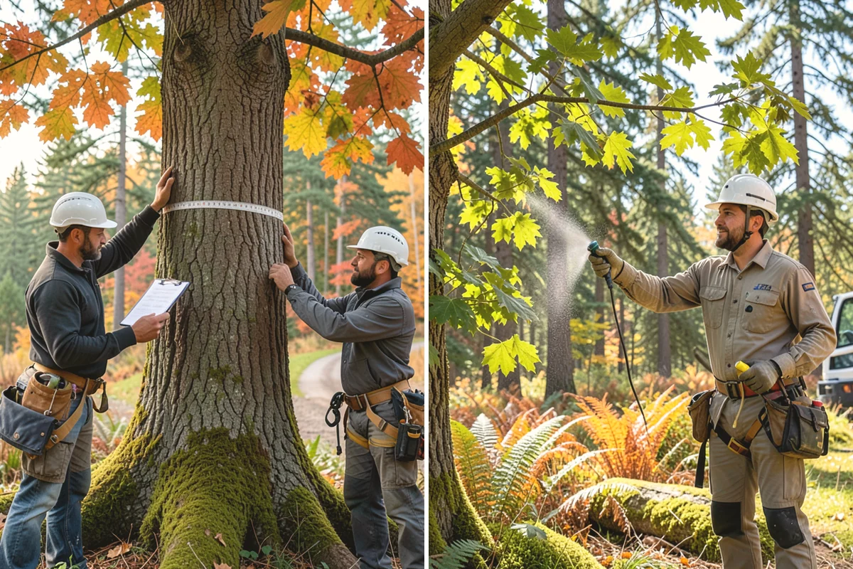 GPS tree inventory in Anacortes, Skagit County, WA - Gather site and tree information