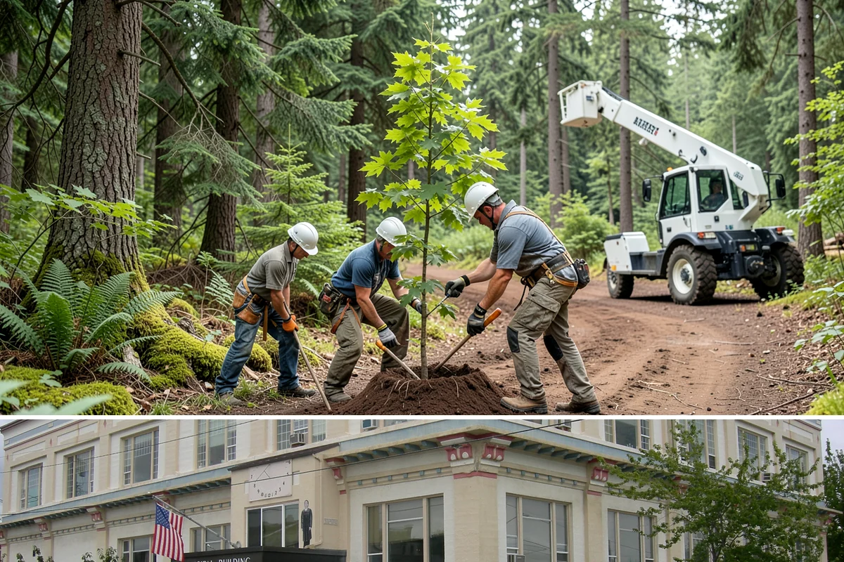 GPS tree inventory in Anacortes, Skagit County, WA - Work can be performed year-round in the Puget Sound climate but may require adjusted access methods for snow-covered ground or...