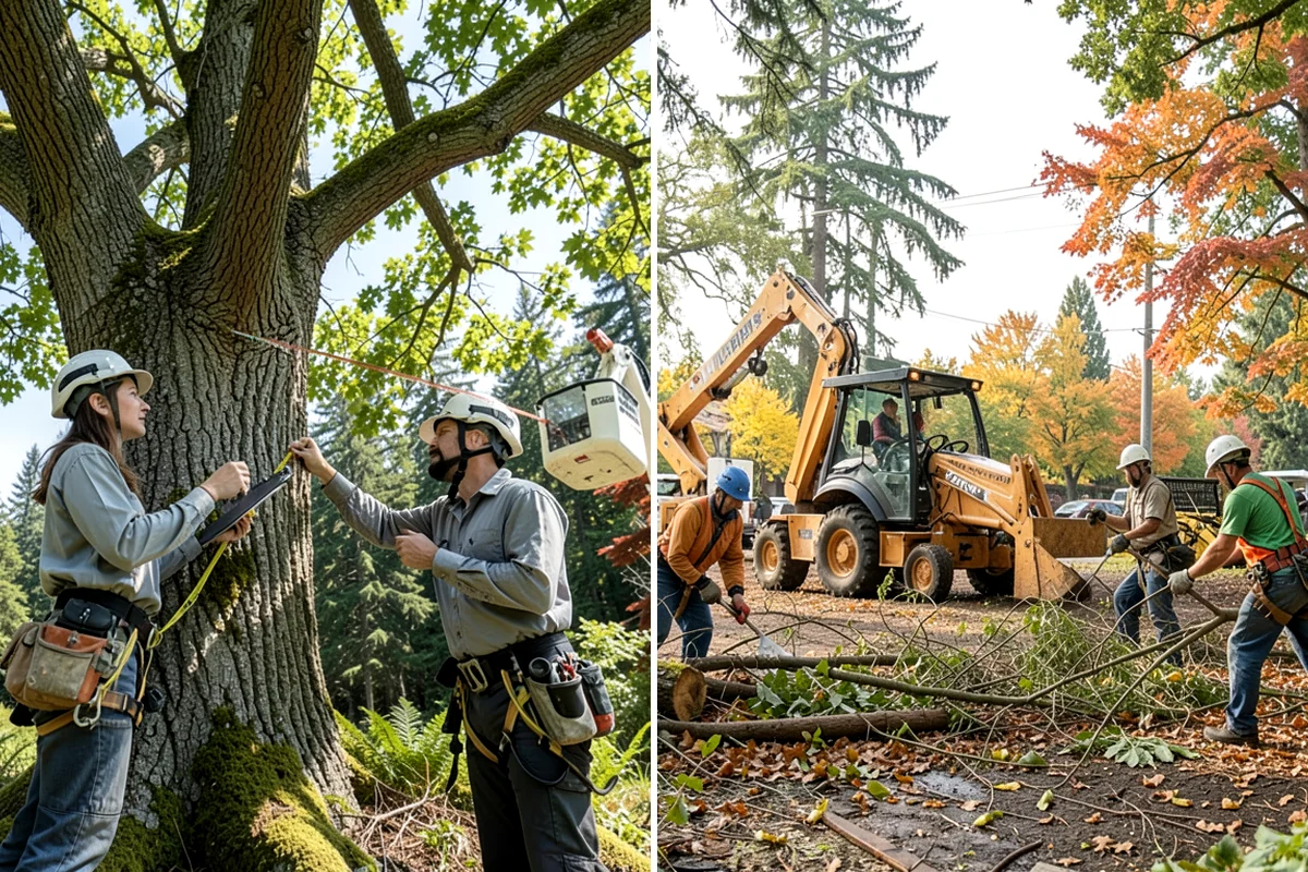 GPS tree inventory in Arlington, Snohomish County, WA - Gather site and tree information