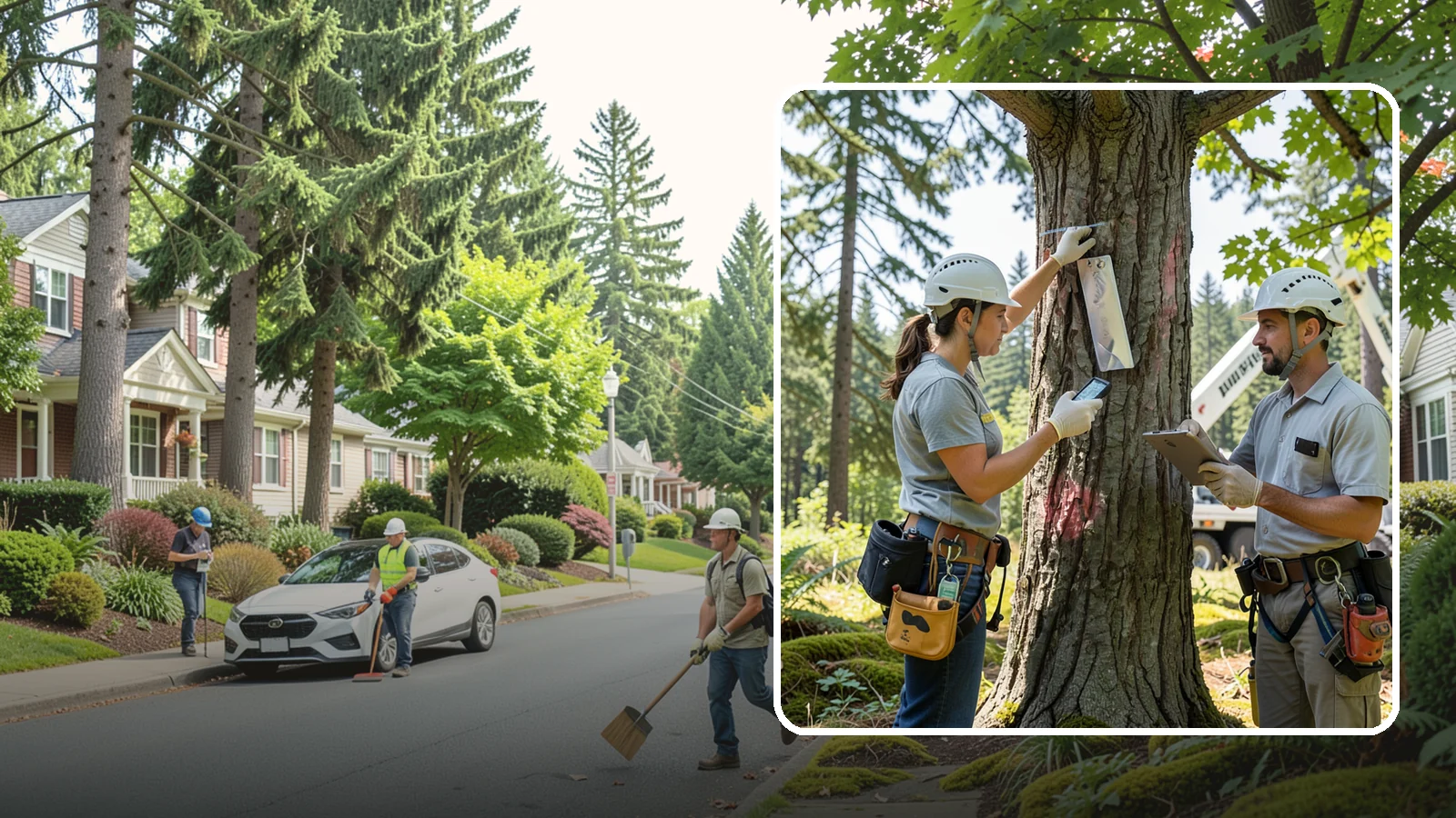GPS tree inventory in Beaux Arts Village, King County, WA - A location-based inventory of trees using GPS.