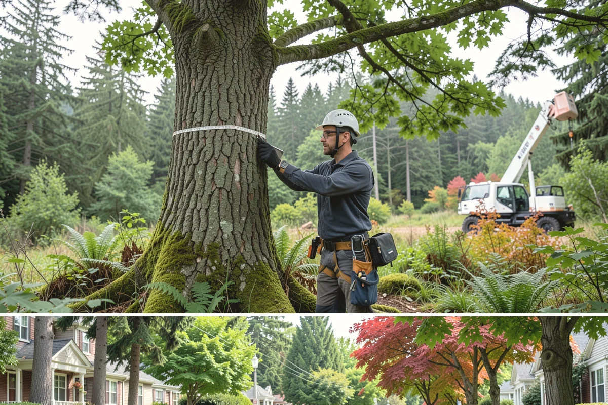 GPS tree inventory in Beaux Arts Village, King County, WA - Work can be performed year-round in the Puget Sound climate but may require adjusted access methods for snow-covered ground or...