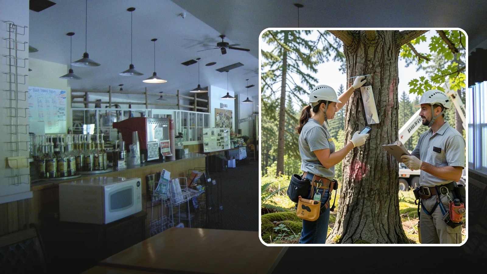 GPS tree inventory in Black Diamond, King County, WA - A location-based inventory of trees using GPS.