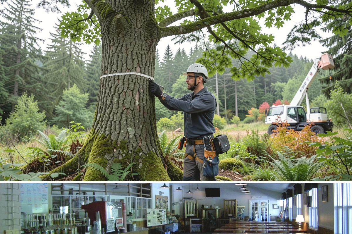 GPS tree inventory in Black Diamond, King County, WA - Work can be performed year-round in the Puget Sound climate but may require adjusted access methods for snow-covered ground or...