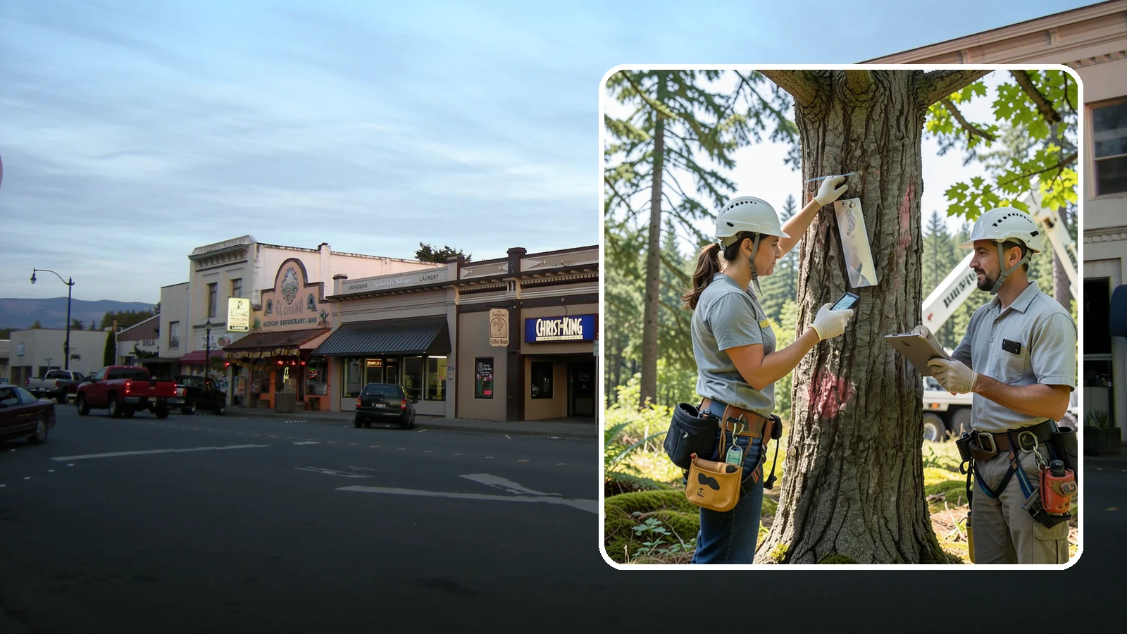 GPS tree inventory in Burlington, Skagit County, WA - A location-based inventory of trees using GPS.