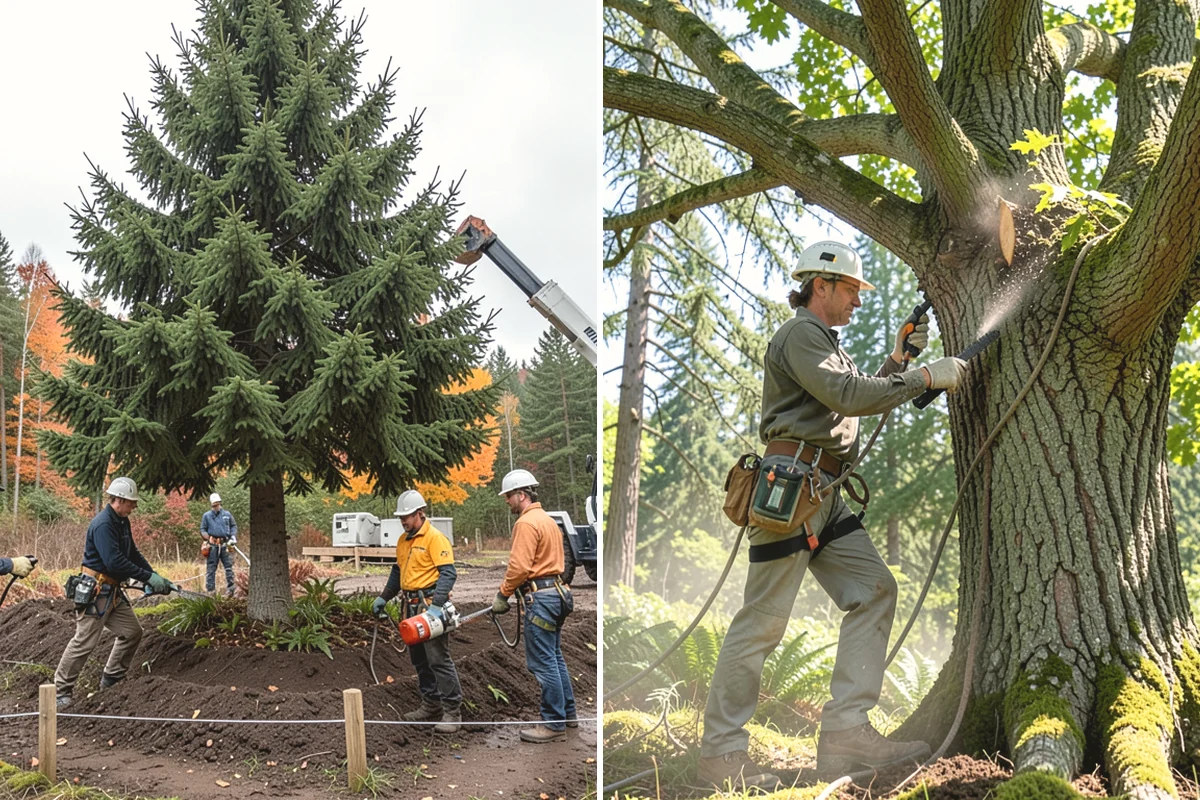 GPS tree inventory in Burlington, Skagit County, WA - Gather site and tree information