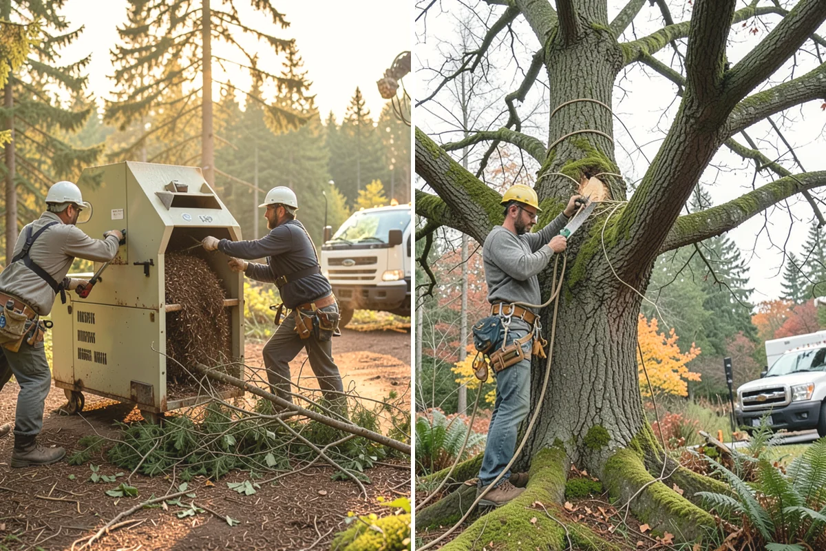 GPS tree inventory in Carbonado, Pierce County, WA - Gather site and tree information