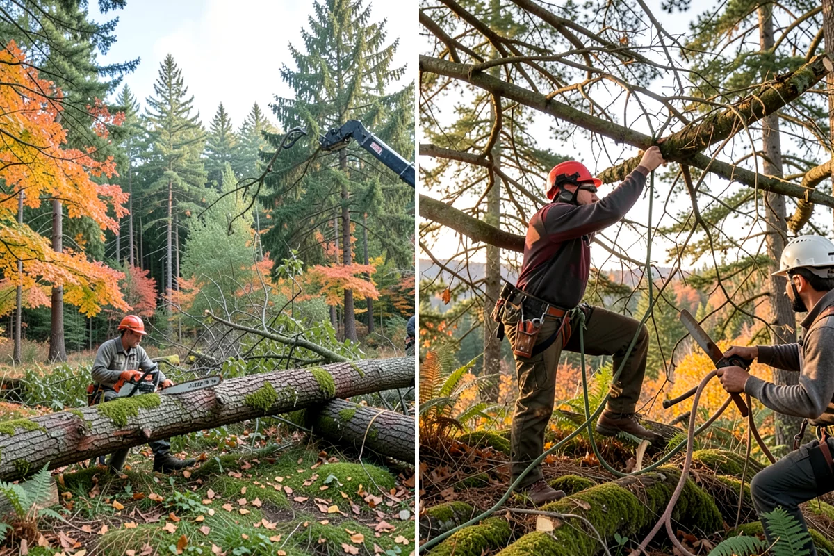GPS tree inventory in Concrete, Skagit County, WA - Gather site and tree information