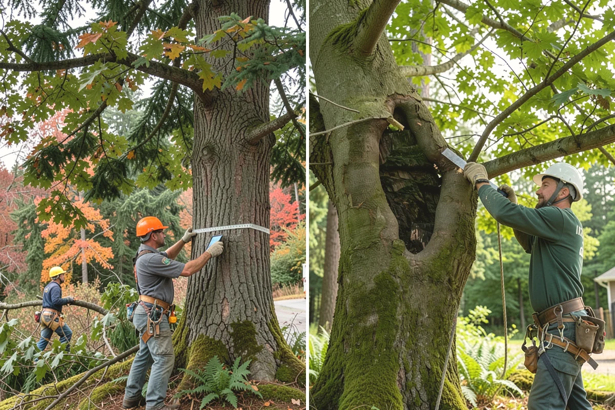 GPS tree inventory in Covington, King County, WA - Gather site and tree information
